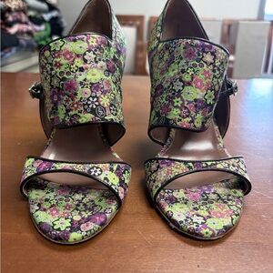 Tabitha Simmons Floral Heels